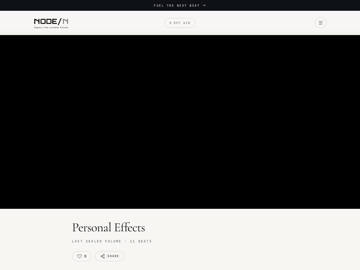 Landing-page snapshot of noden.digital