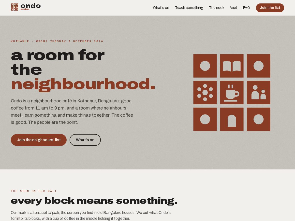 Landing-page snapshot of ondoblr.com