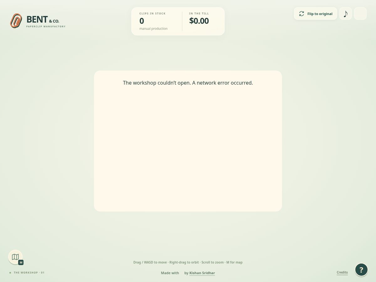 Landing-page snapshot of onemoreclip.app