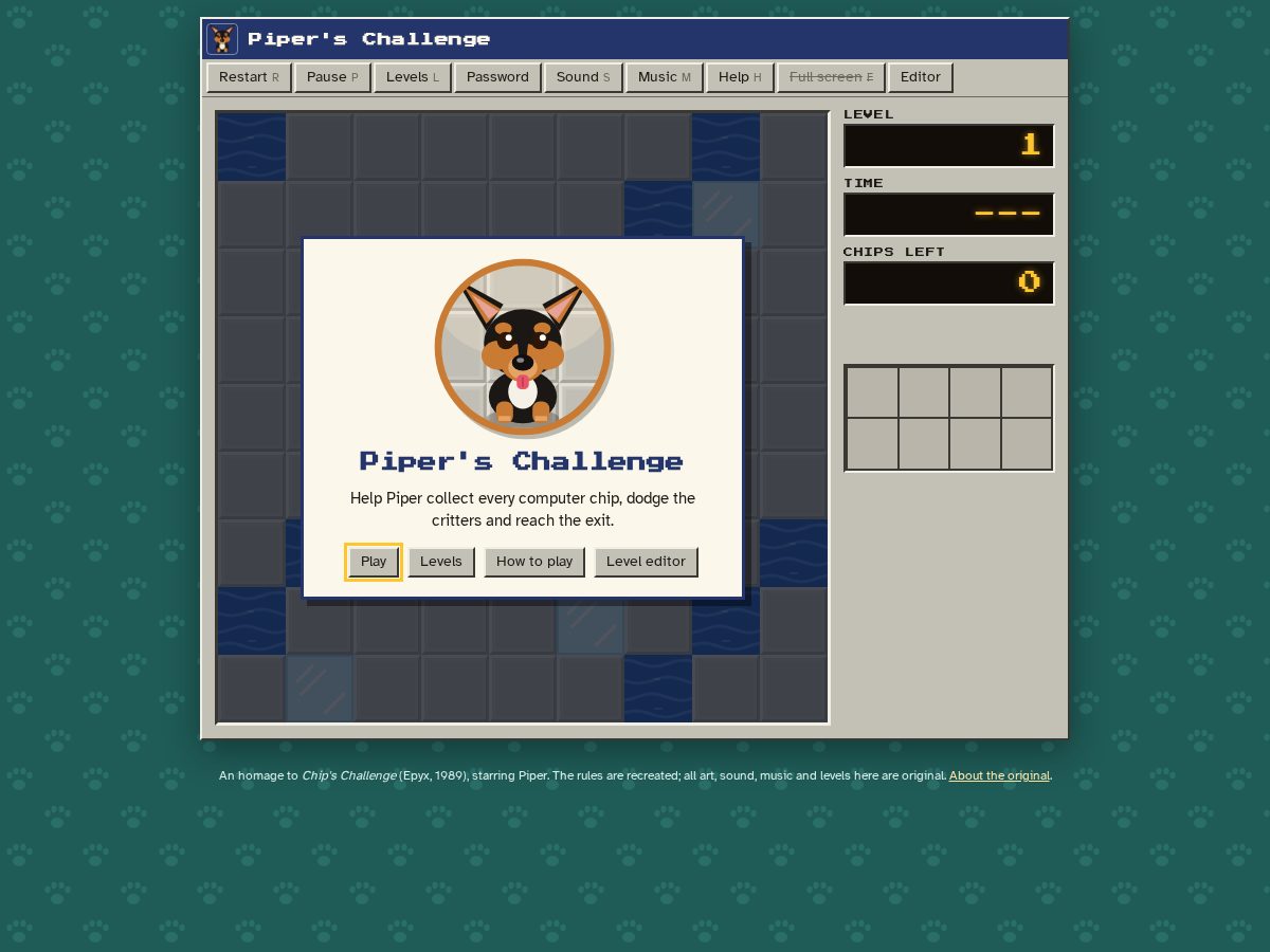 Landing-page snapshot of piperchips.app