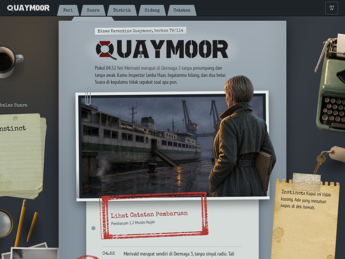 Landing-page snapshot of quaymoor.com