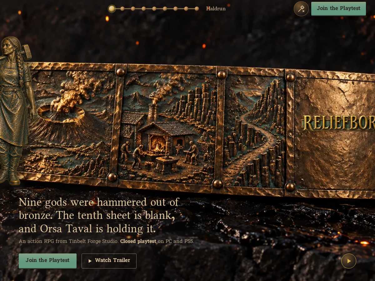Landing-page snapshot of reliefborn.com