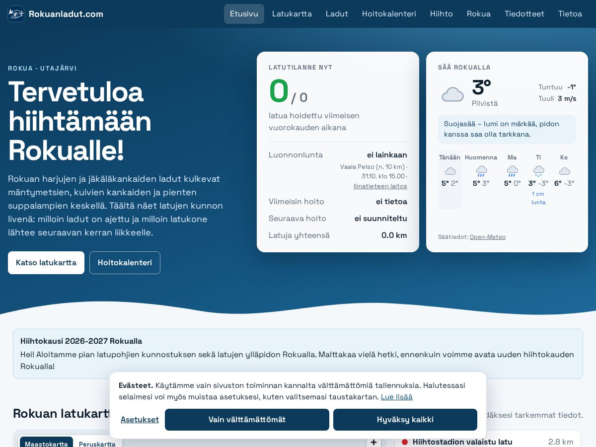 Landing-page snapshot of rokuanladut.com