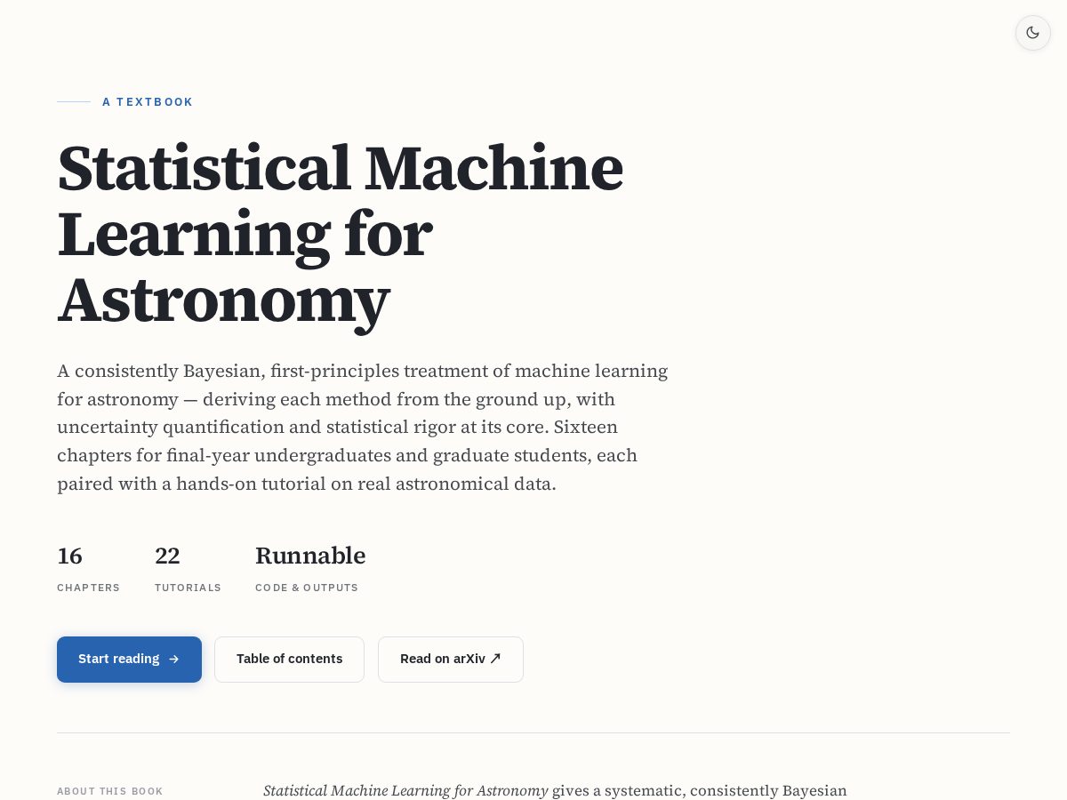 Landing-page snapshot of statml.org