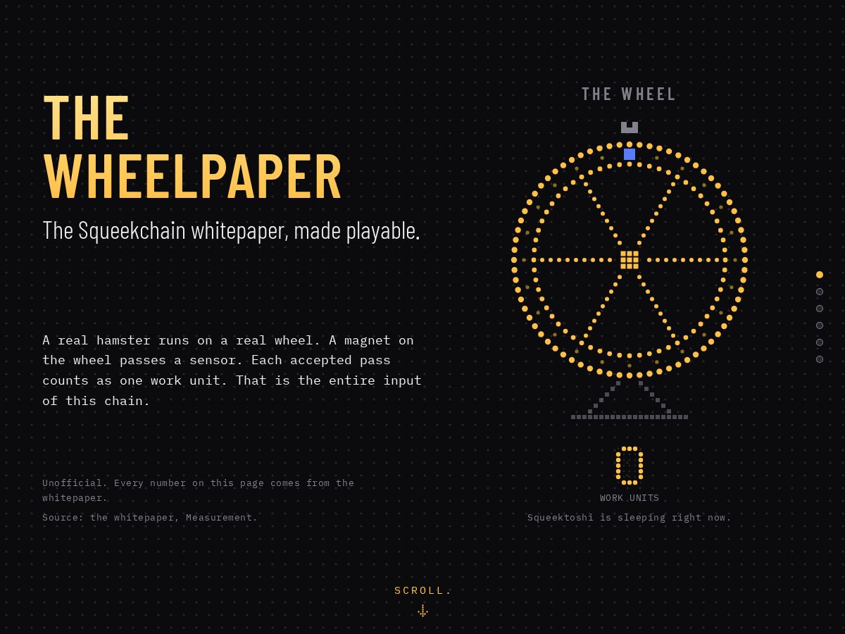 Landing-page snapshot of wheelpaper.online